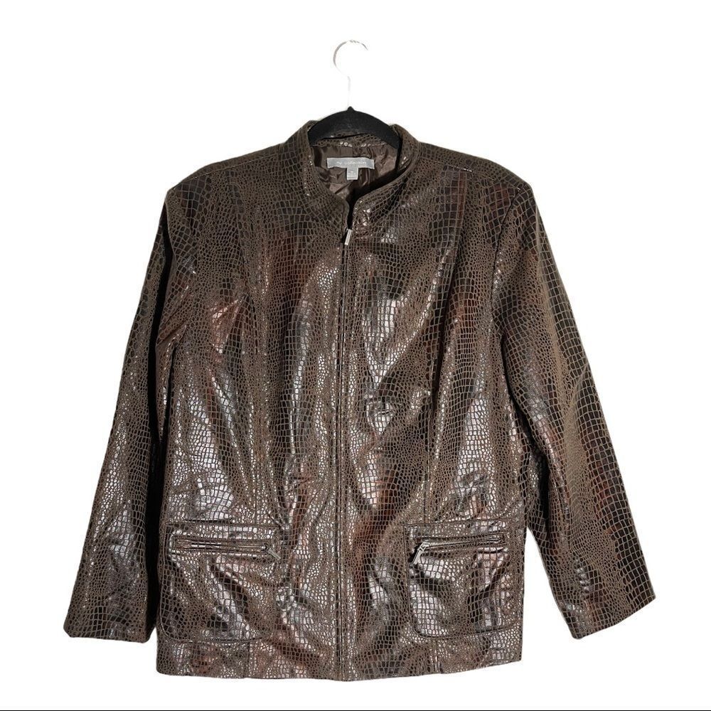 NY Collection Reptile Print‎ Jacket